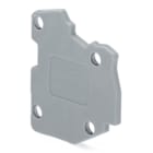 Wago Contact - TOPJOB'S Plaque d'extrémité pour connecteur modulaire / 1,5mm / Gris