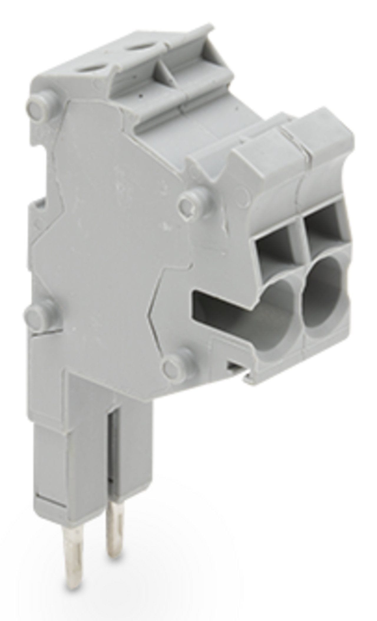Wago Contact - TOPJOB'S Barrette de connecteurs modulaires 2,5 (4) mm² / 2 pôles / Gris