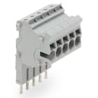Wago Contact - TOPJOB'S Barrette de connecteurs modulaires 2,5 (4) mm² / 5 pôles / Gris