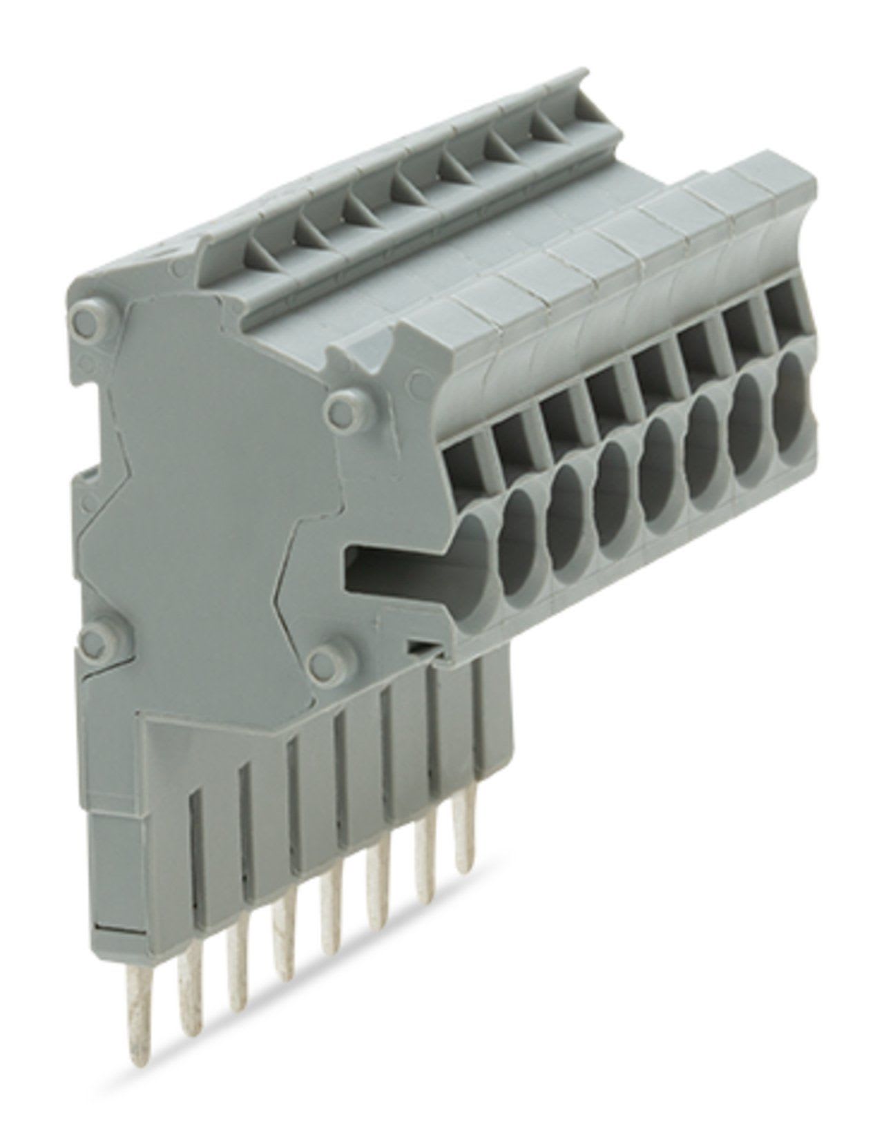 Wago Contact - TOPJOB'S Barrette de connecteurs modulaires 2,5 (4) mm² / 8 pôles / Gris
