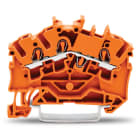 Wago Contact - TOPJOB'S Borne de passage 3C inclinée / 2,5 (4) mm² / Orange