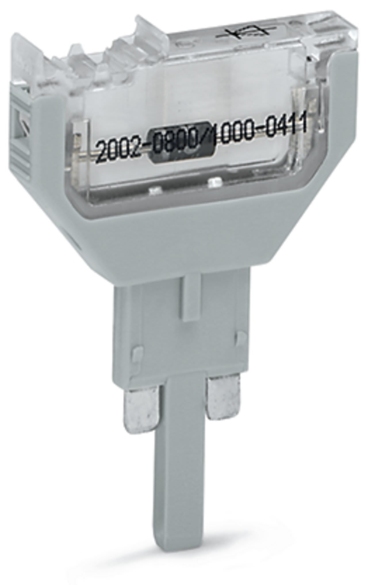 Wago Contact - Module enfichable 2 pôles, gris