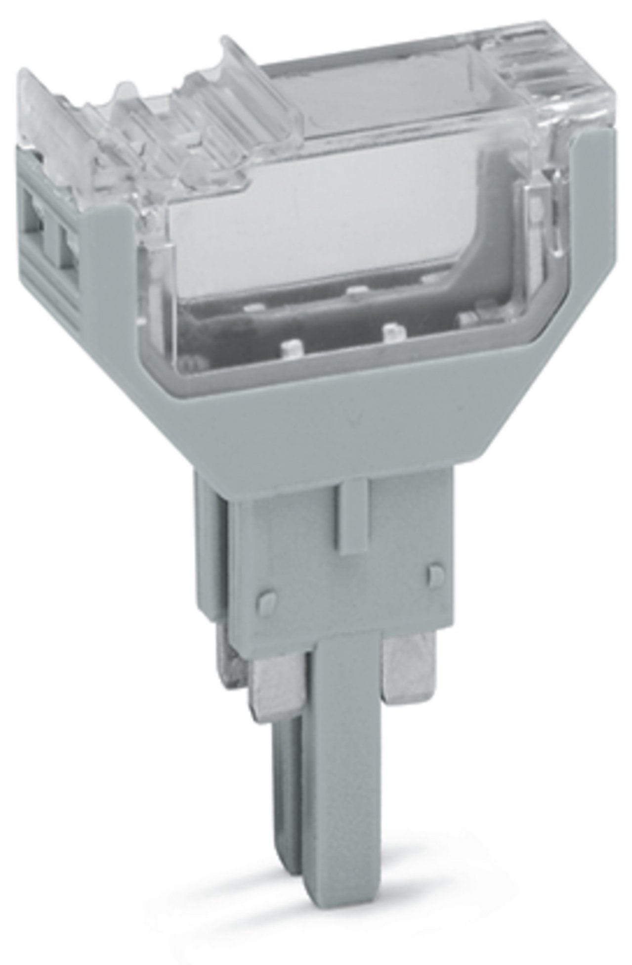 Wago Contact - Boitier vide typ 3 l.10.4mm 4p gris