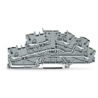 Wago Contact - Borne à étages 2,5(4)mm² BORNE DE BASE SANS SECTIONNEUR, gris