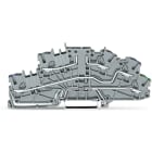Wago Contact - Borne à étages 2,5(4)mm² BORNE DE BASE SANS SECTIONNEUR, gris