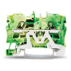 Wago Contact - TOPJOB'S Borne de protection 2C / 4 (6) mm² / Vert-Jaune