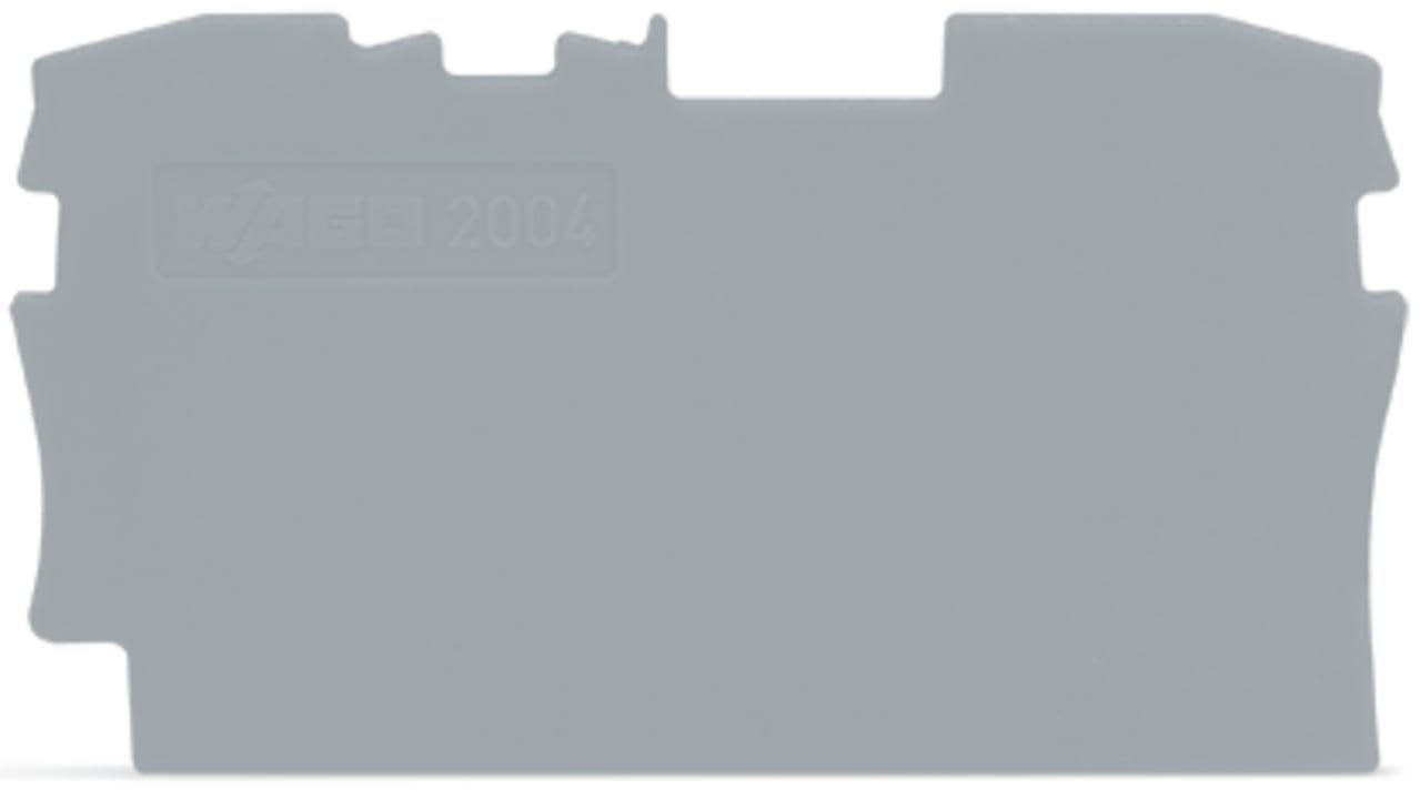Wago Contact - TOPJOB'S Plaque d'extrémité et intermédiaire 2C / Gris