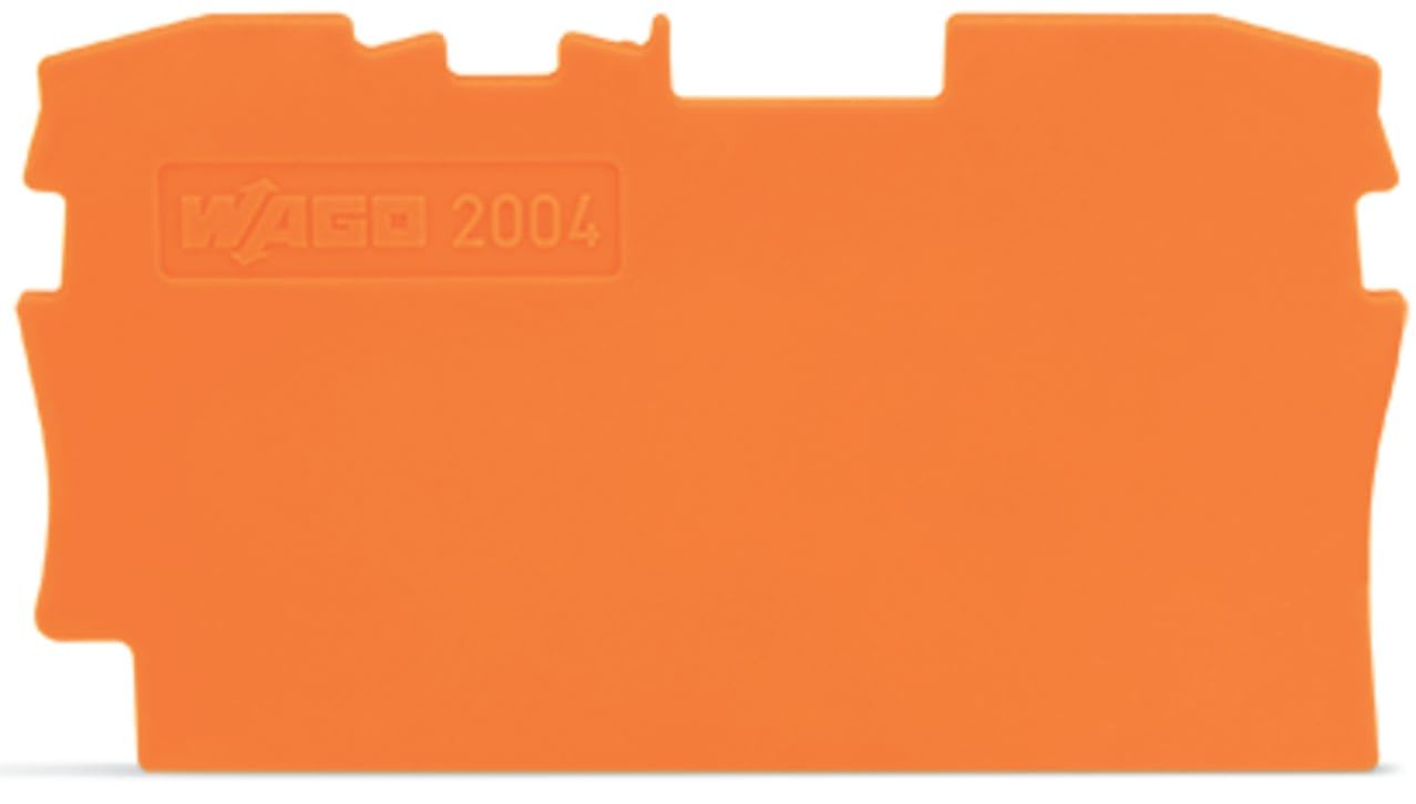 Wago Contact - TOPJOB'S Plaque d'extrémité et intermédiaire 2C / Orange