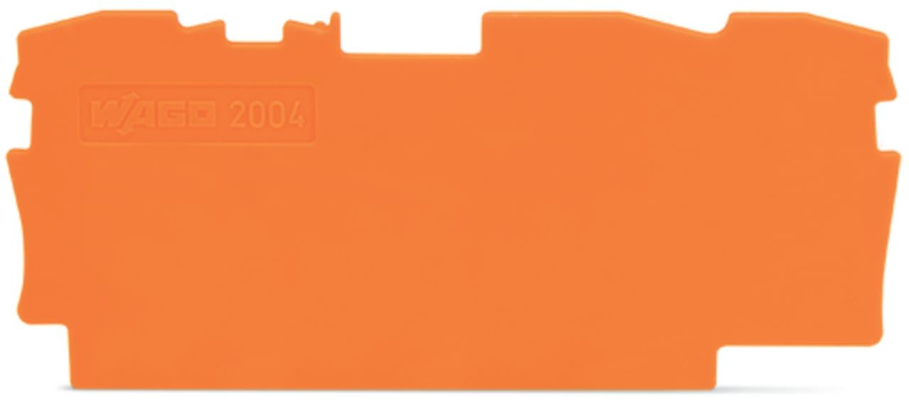 Wago Contact - TOPJOB'S Plaque d'extrémité et intermédiaire 3C / Orange