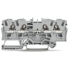 Wago Contact - TOPJOB'S Borne de passage 4C / 4 (6) mm² / Gris