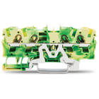 Wago Contact - TOPJOB'S Borne de protection 4C / 4 (6) mm² / Vert-Jaune