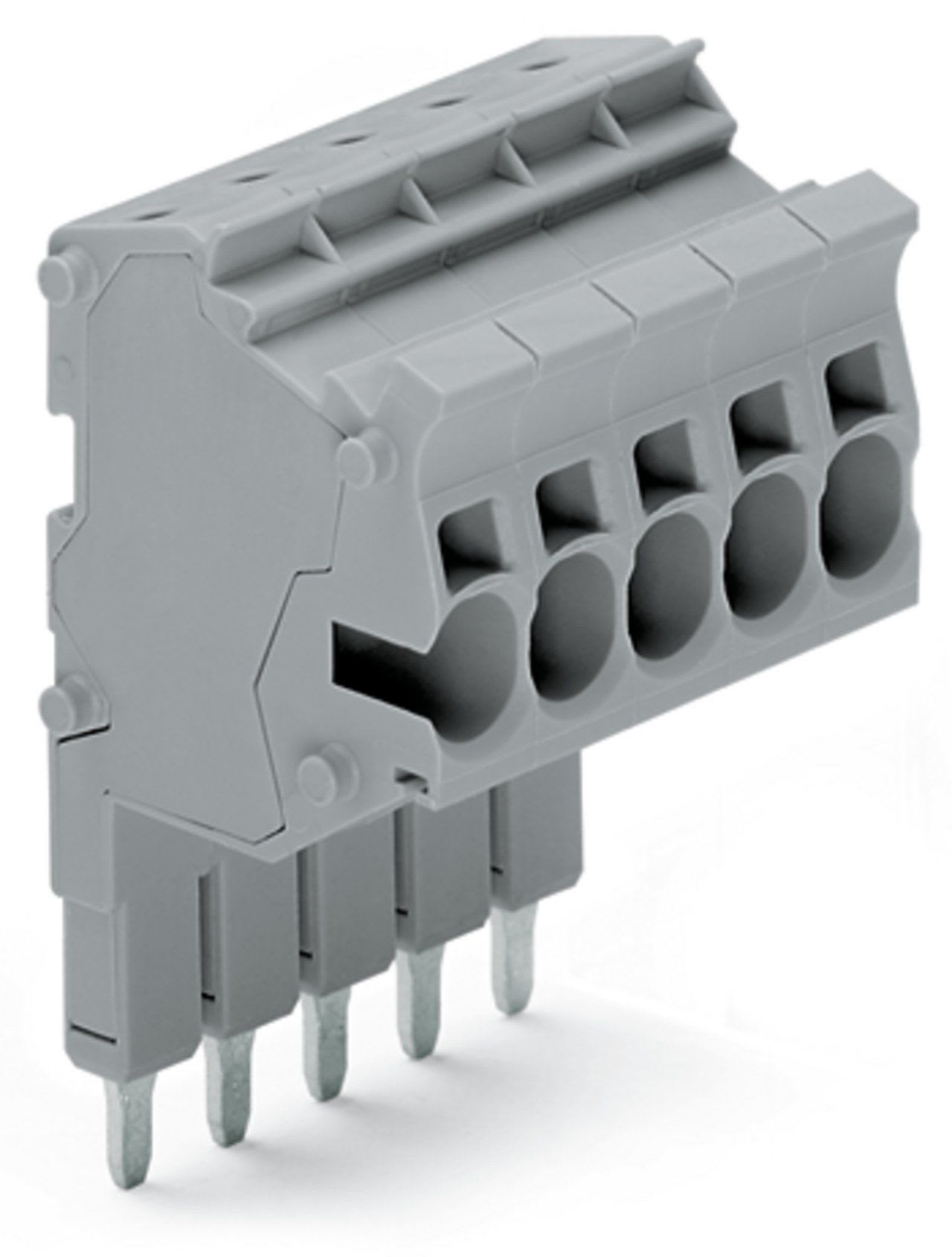 Wago Contact - TOPJOB'S Barrette de connecteurs modulaires 4 (6) mm² / 2 pôles / Gris