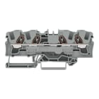 Wago Contact - Borne de passage pour 4 conducteurs 6mm²; gris