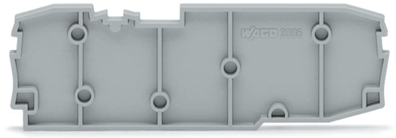 Wago Contact - Distanzplatte für teilung 10.4 grau