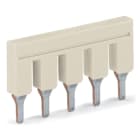 Wago Contact - TOPJOB'S Peigne de pontage enfichable 5 pôles / Isolé / Gris clair