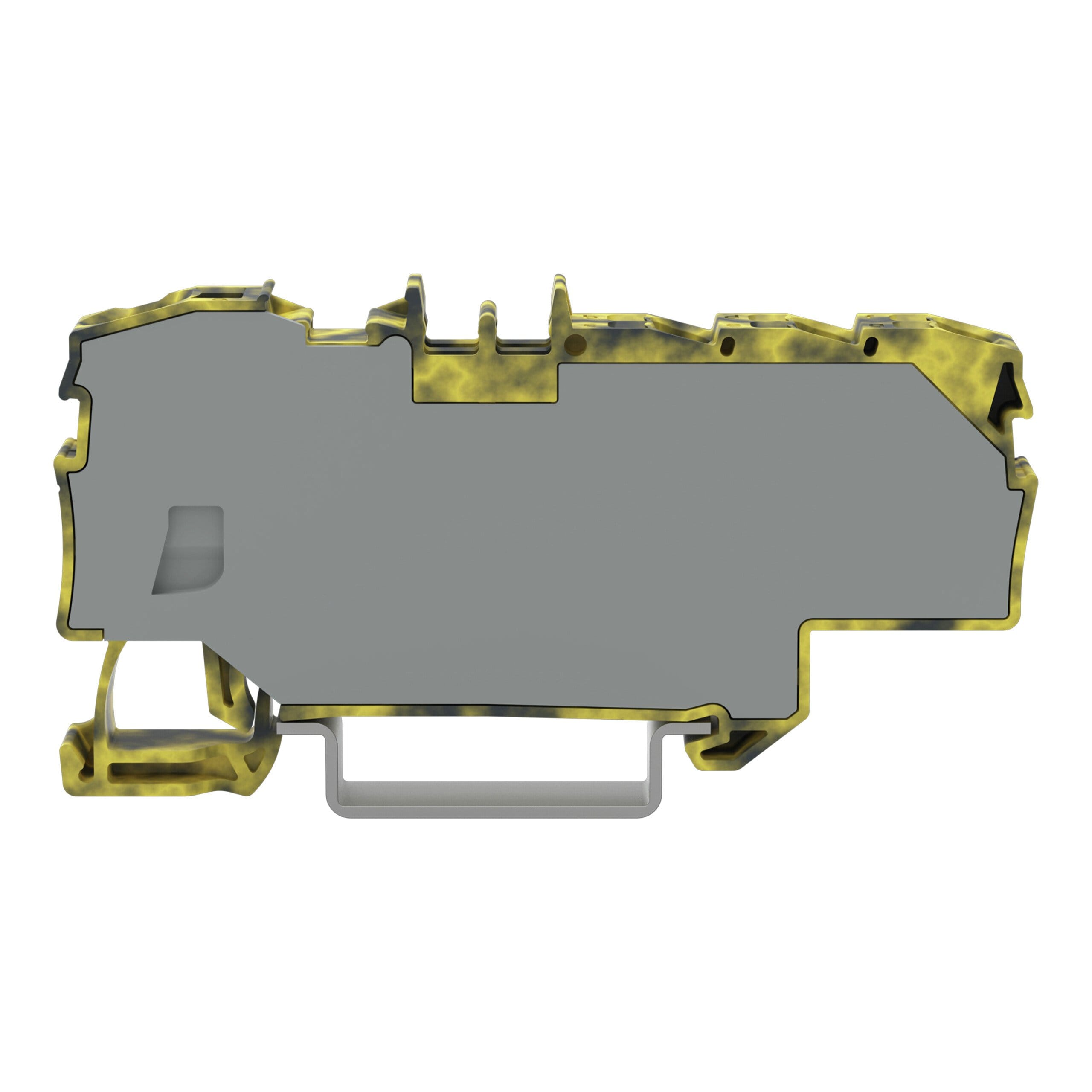Wago Contact - Borne de distribution avec ouverture de manip 1x6 mm²  6x1,5 mm² gris jaune