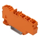Wago Contact - Borne de distribution avec ouverture de manipulation 1x6 mm²  6x1,5 mm² orange