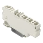 Wago Contact - Borne de distribution avec ouverture de manipulation 1x6 mm² 6x1,5 mm² gris cla