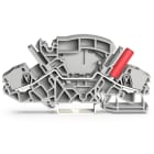 Wago Contact - Borne de passage pour 2 conducteurs 6mm², gris