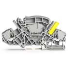 Wago Contact - Borne de passage pour 2 conducteurs 6mm², gris
