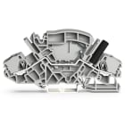 Wago Contact - Borne de passage pour 2 conducteurs 6mm², gris