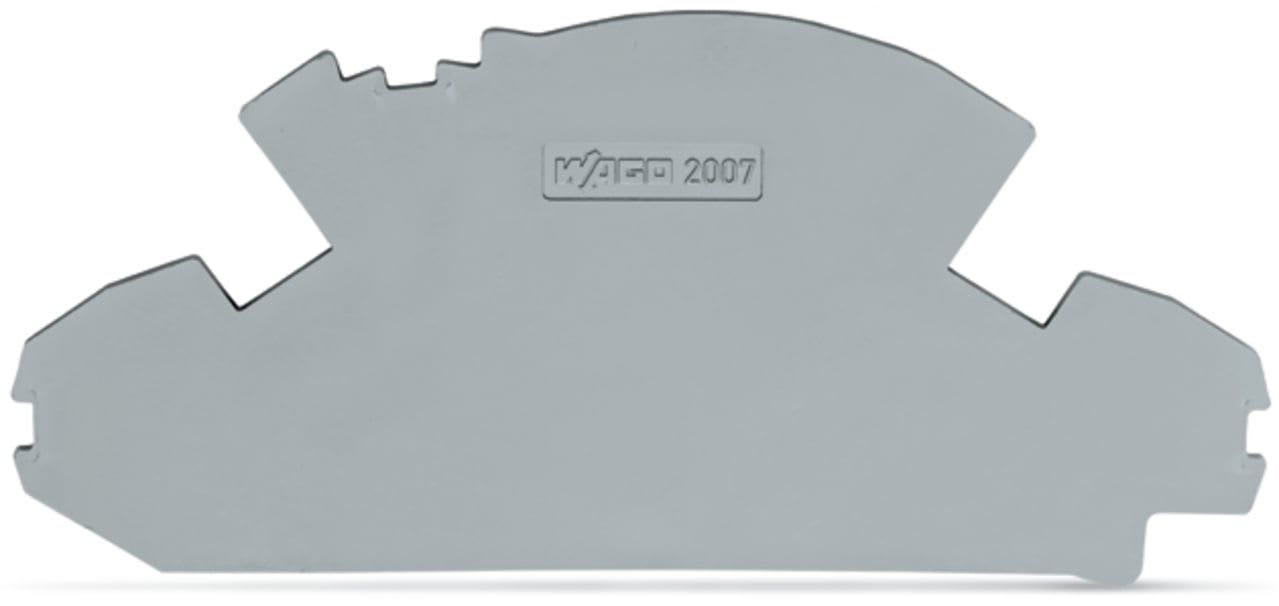 Wago Contact - TOPJOB'S Plaque d'extrémité et intermédiaire / Gris
