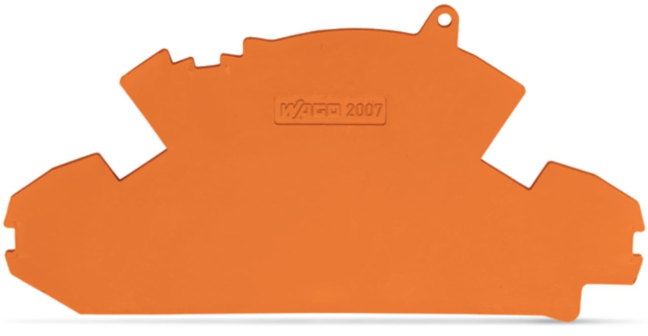 Wago Contact - TOPJOB'S Plaque d'extrémité et intermédiaire / Orange
