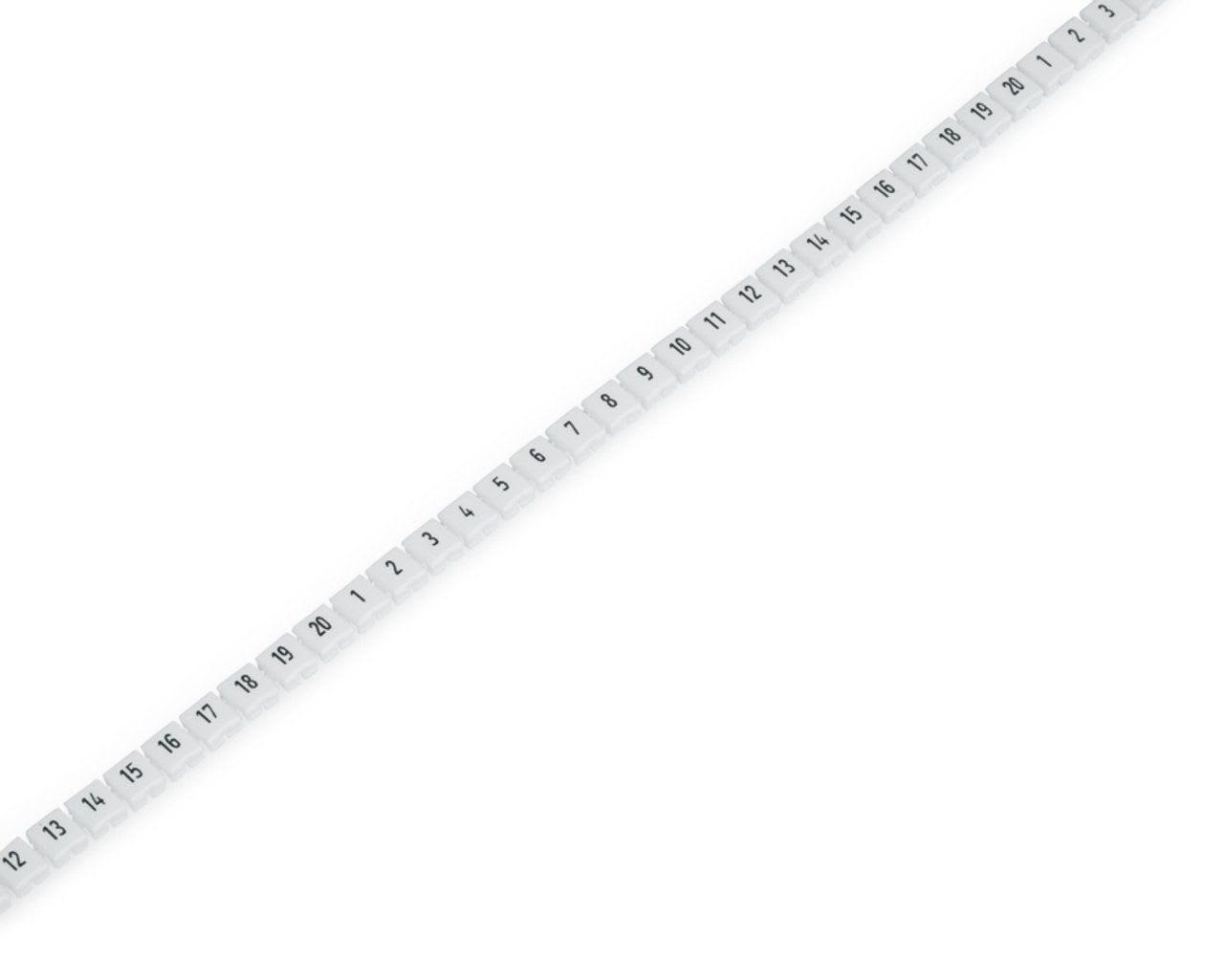 Wago Contact - Mini WSB Inline vert clair 5,2mm pour repérage bornes 1700/Rl