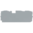 Wago Contact - TOPJOB'S Plaque d'extrémité et intermédiaire 3C / Gris