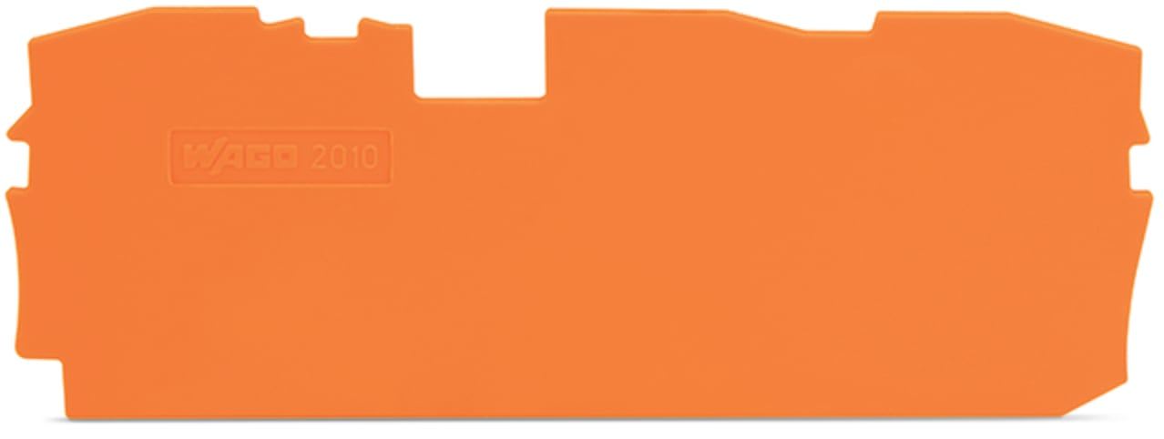 Wago Contact - TOPJOB'S Plaque d'extrémité et intermédiaire 3C / Orange