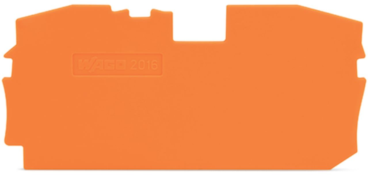 Wago Contact - TOPJOB'S Plaque d'extrémité et intermédiaire 2C / Orange