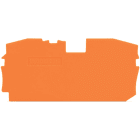 Wago Contact - TOPJOB'S Plaque d'extrémité et intermédiaire 2C / Orange