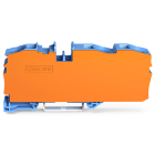 Wago Contact - Borne de passage pour 3 conducteurs 16mm², bleu