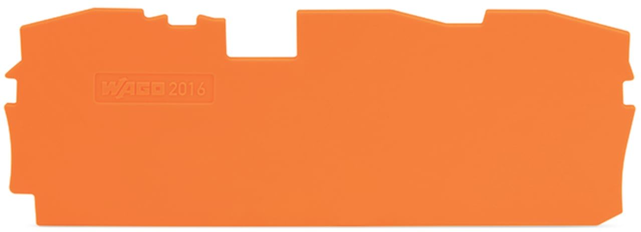 Wago Contact - TOPJOB'S Plaque d'extrémité et intermédiaire 3C / Orange