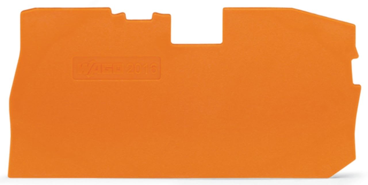 Wago Contact - Plaque extremite/interm.epaiss.0.8mm