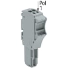 Wago Contact - X-COM'S  : Connecteur femelle 1C / 2 pôles / Gris