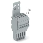 Wago Contact - Connecteur femelle pour 1 conducteur gris