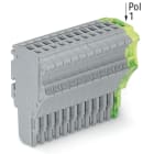 Wago Contact - Connecteur femelle pour 1 conducteur gris/ja-ve