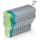 Wago Contact - Connecteur femelle pour 1 conducteur ja-ve./bleu/gris