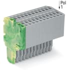 Wago Contact - X-COM'S -2l fl 14p.grau m.pe-endmodul