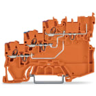 Wago Contact - Borne d'alimentation de capteurs, 3 orange