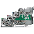 Wago Contact - Borne pour capteurs, 4 conducteurs LED jaune pour capteurs avec circuit PNP (pos