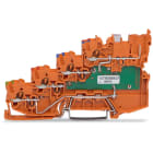Wago Contact - Borne d'alimentation pour capteurs, LED verte, orange