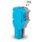 Wago Contact - Connecteur femelle pour 1 conducteur ja-ve/bleu/gris