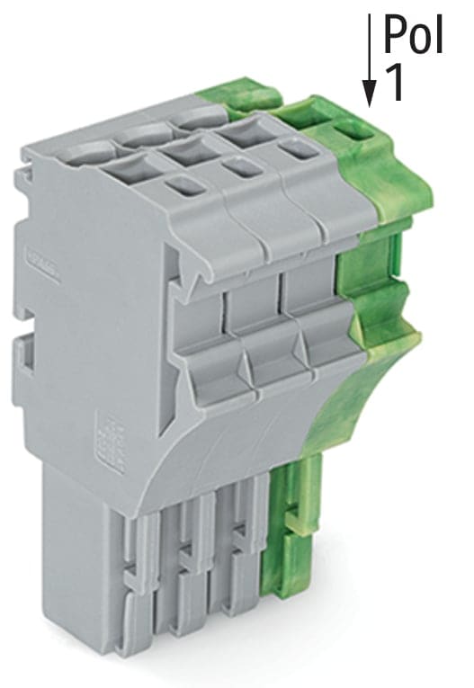 Wago Contact - X-com Connect fem 1c 4-p/gris pe deb