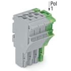 Wago Contact - X-com Connect fem 1c 4-p/gris pe deb