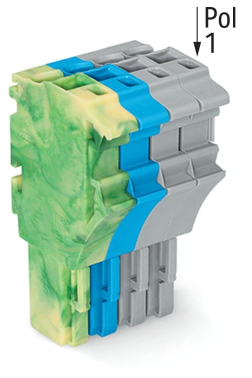 Wago Contact - X-COM connect f/1c/4-pol/gris