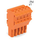 Wago Contact - Connecteur femelle pour 1 conducteur orange