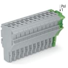Wago Contact - Connecteur femelle pour 1 conducteur gris/ja-ve