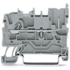 Wago Contact - X-COM'S : Borne de base 1C / 1 broche / 2,5 (4) mm² / Gris